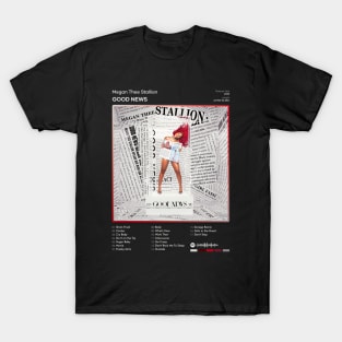 Megan Thee Stallion - Good News Tracklist Album T-Shirt